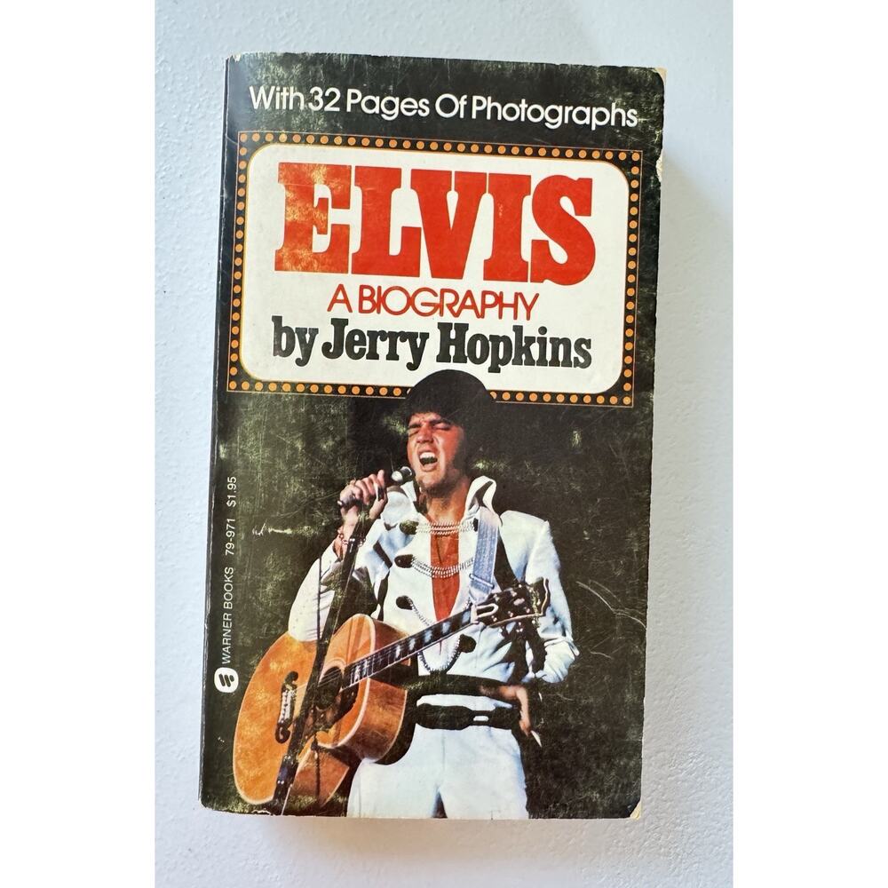 Elvis: A Biography by Jerry Hopkins w/ 32 Pages Of Photographs Paperback
